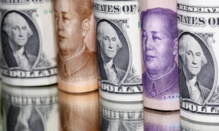 Nhân dân tệ Trung Quốc và tiền giấy USD