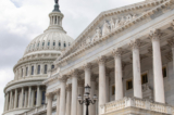 Điện Capitol nhìn từ Capitol Hill tại Thủ đô Hoa Thịnh Đốn, hôm 06/08/2022. (Ảnh: Anna Rose Layden/Getty Images)