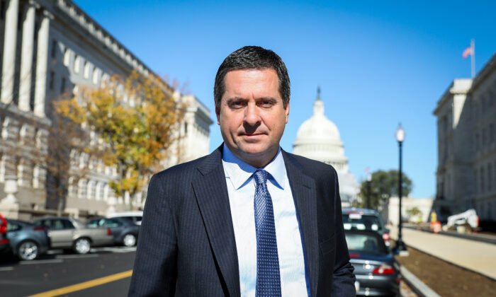 Dân biểu Devin Nunes (Cộng Hòa-California) tại Capitol Hill ở Hoa Thịnh Đốn vào ngày 28/10/2019. (Ảnh: Samira Bouaou/The Epoch Times)