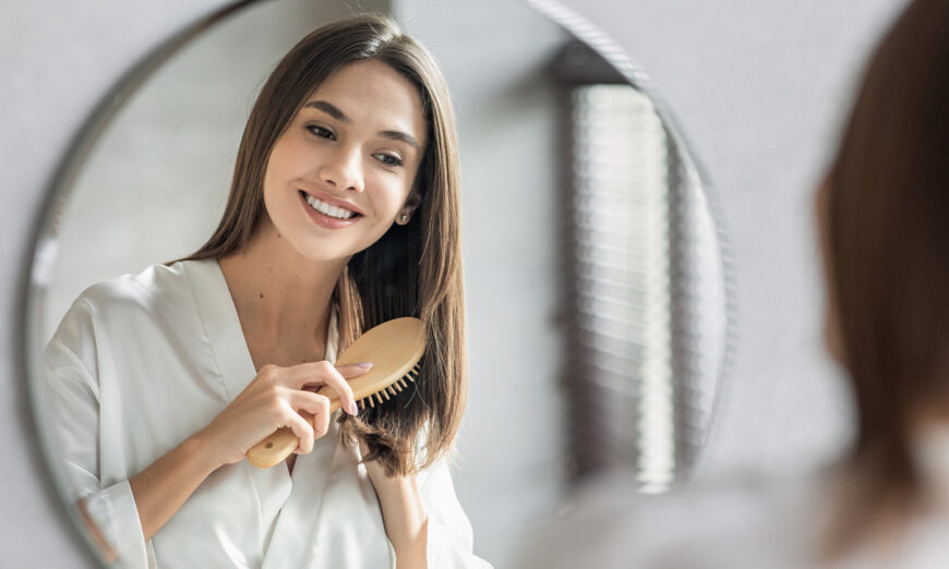Keratin là một protein quan trọng giúp cho mái tóc chắc khỏe. Giờ đây, một dạng chích của keratin được chứng minh có thể điều trị rụng tóc. (Shutterstock)