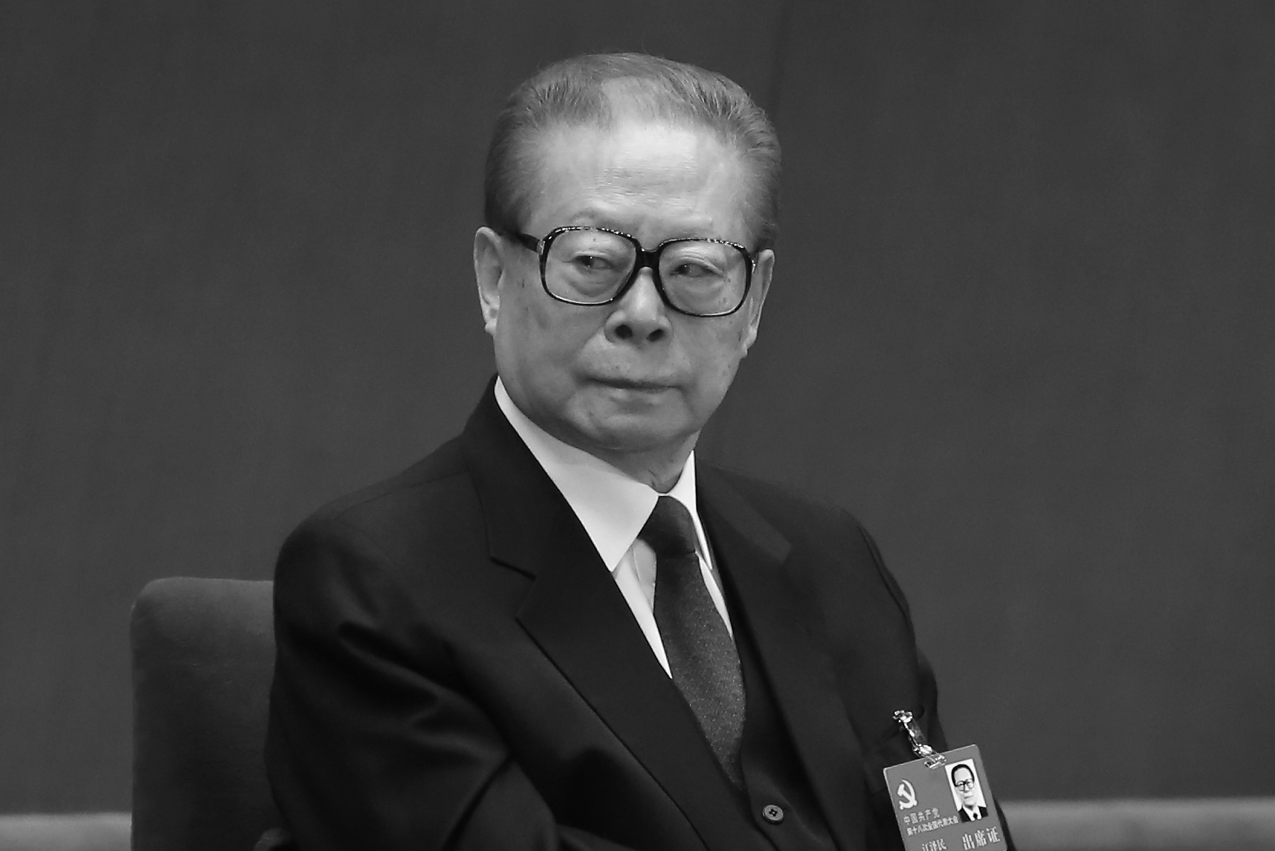 Ông Giang Trạch Dân tại Đại lễ đường Nhân dân ở Bắc Kinh hôm 08/11/2012. (Ảnh: Feng Li/Getty Images)