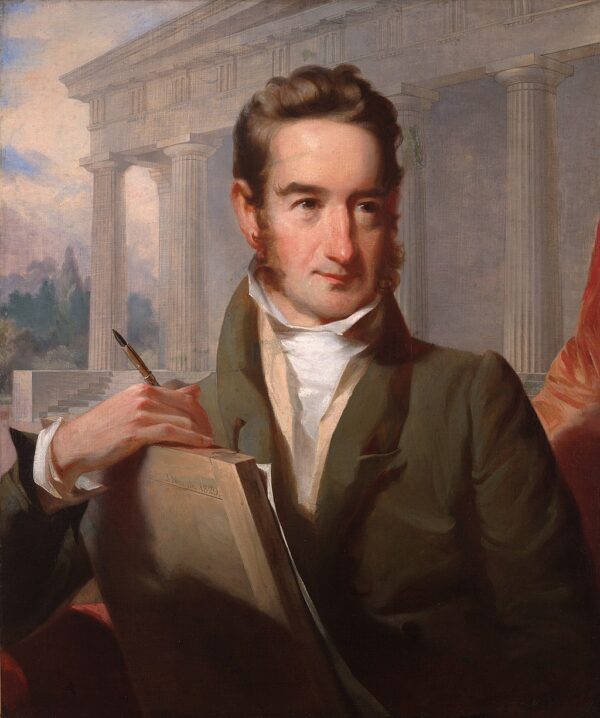 Bức chân dung “William Strickland” của họa sĩ John Neagle, khoảng năm 1829. Phòng trưng bày Nghệ thuật Đại học Yale, New Haven. (Ảnh: Tài sản công)