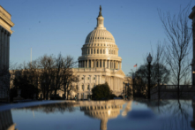 Điện Capitol Hoa Kỳ trong một bức ảnh tư liệu. (Ảnh: Sarah Silbiger/Getty)
