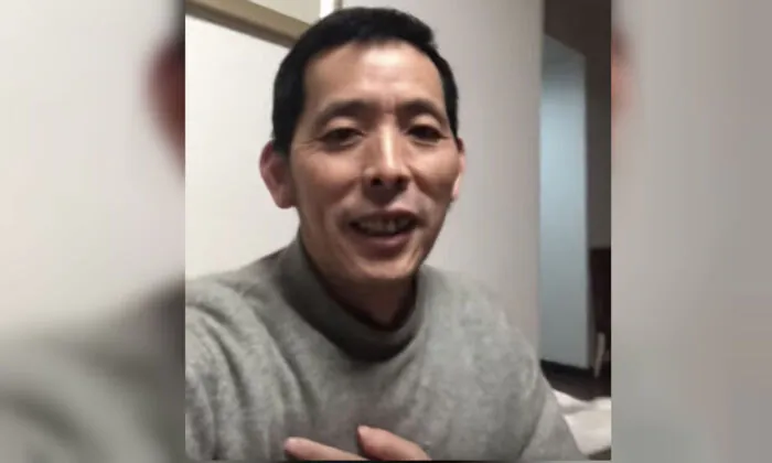 Ký giả công dân Trung Quốc Phương Bân (Fang Bin) trong một video trên YouTube được đăng vào ngày 04/02/2020. (Ảnh: Ảnh chụp màn hình qua The Epoch Times)