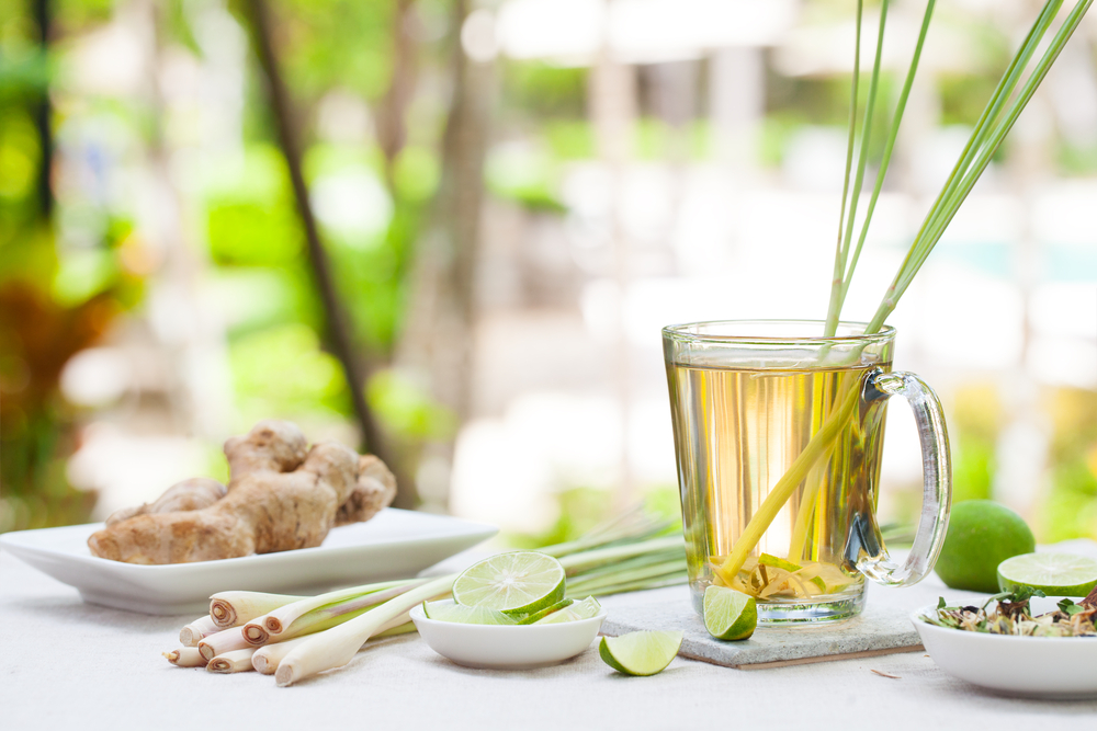 Trà gừng sả. (Ảnh: Shutterstock)