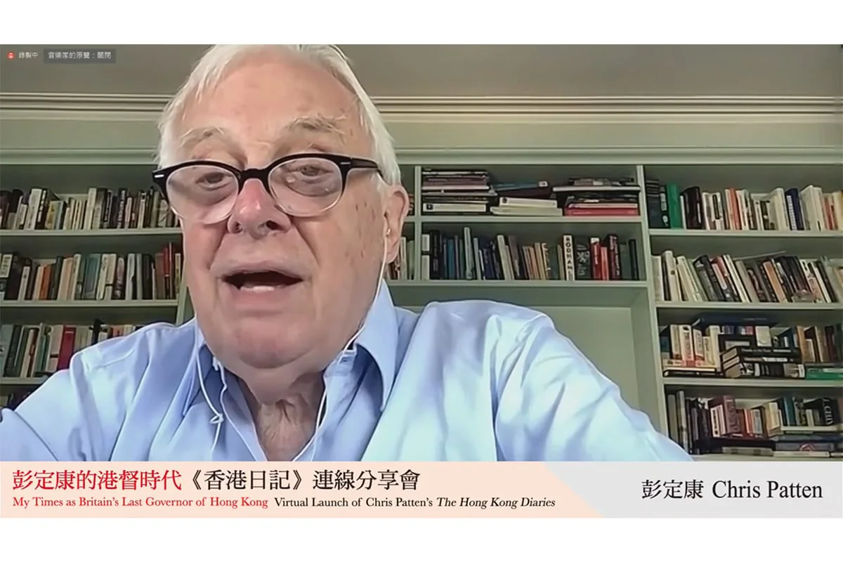 Thống đốc cuối cùng của Hồng Kông Chris Patten: ĐCSTQ đang cố gắng viết lại lịch sử