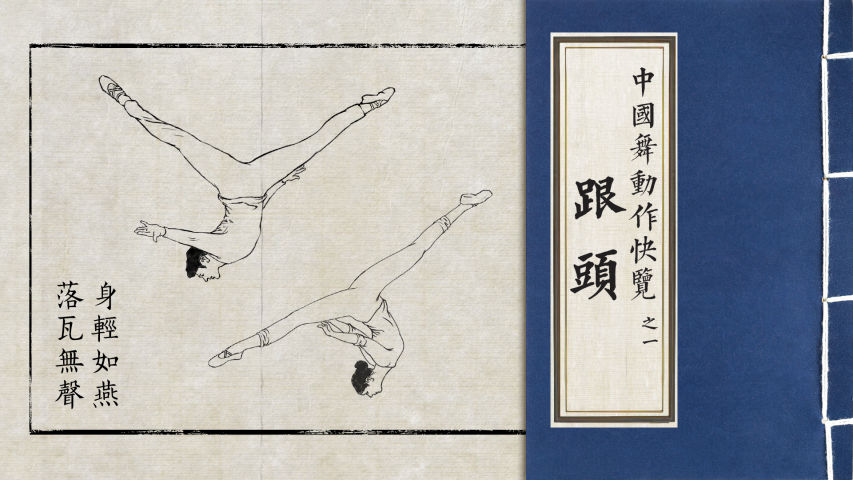 Sơ lược về động tác vũ đạo Trung Quốc: Nhào lộn. (Ảnh: Shen Yun Creations)
