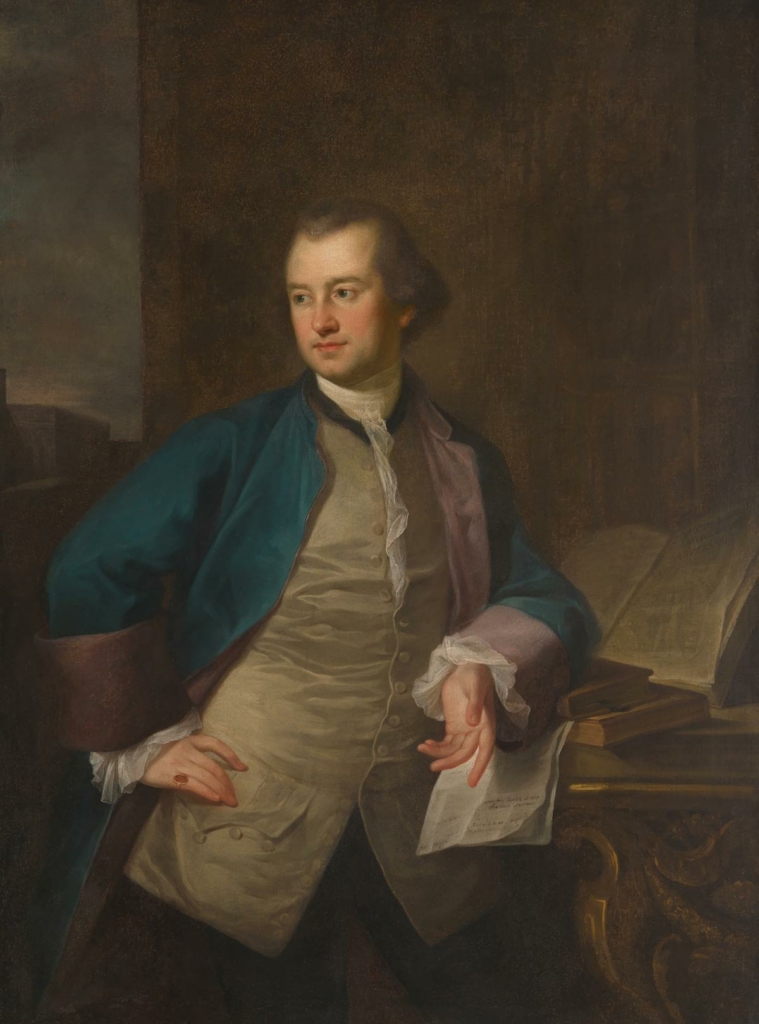 Tác phẩm “Dr. John Morgan” (Bác sĩ John Morgan) của họa sĩ Angelica Kauffmann. vẽ năm 1764. Sơn dầu trên vải canvas; kích thước 56.75 inch x 42.63 inch (~144cm x 108cm). Phòng trưng bày Chân dung Quốc gia, Viện Smithsonian, Thủ đô Hoa Thịnh Đốn. (Ảnh: Tài liệu công cộng)