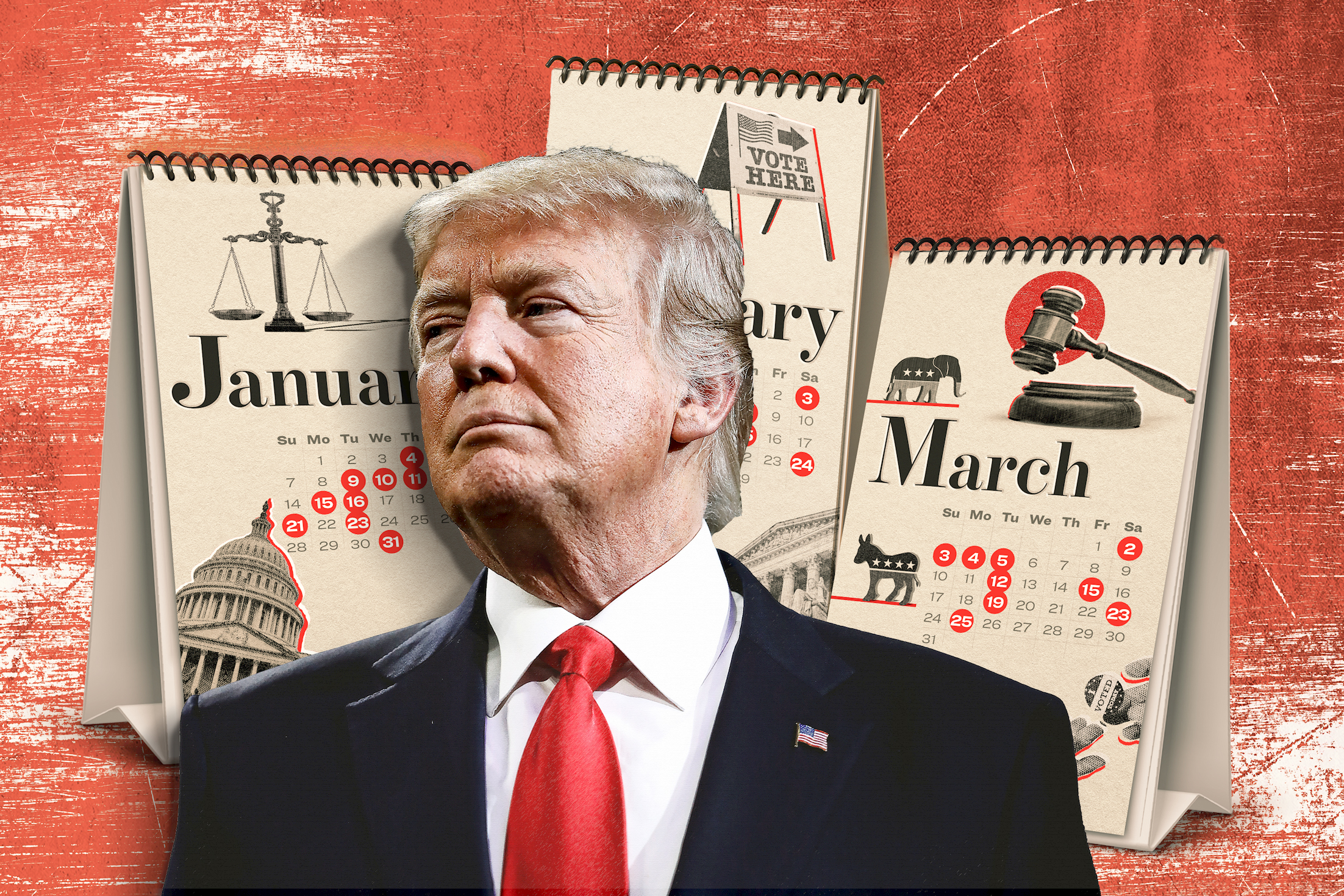 Cựu TT Trump đối mặt với lịch trình chồng chéo giữa chiến dịch tranh cử và cuộc chiến pháp lý năm 2024