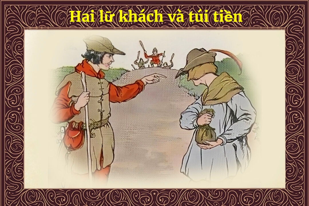 Truyện ngụ ngôn Aesop: Hai lữ khách và túi tiền