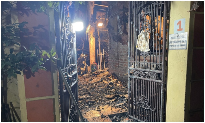 cháy nhà trọ ở Hà Nội