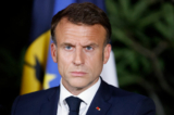Tổng thống Pháp Emmanuel Macron đọc diễn văn tại dinh thự Cao ủy New Caledonia ở Nouméa, trong khuôn khổ chuyến đi tới quần đảo Thái Bình Dương này nhằm giải quyết một cuộc khủng hoảng chính trị, hôm 24/05/2024. (Ảnh: Ludovic Marin/Pool/AFP qua Getty Images)
