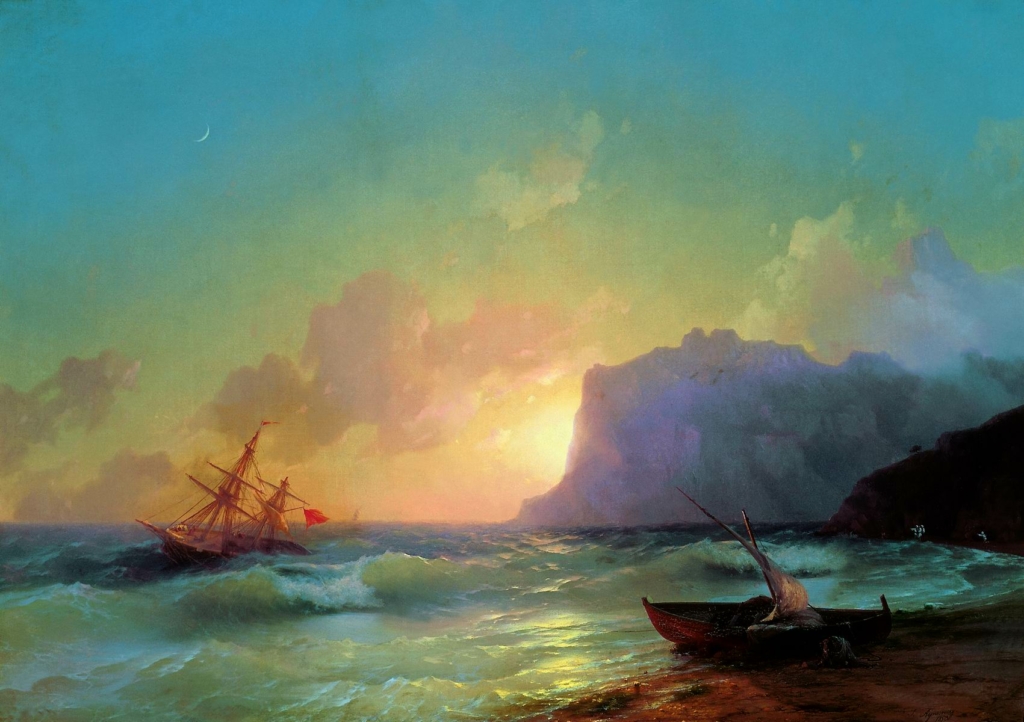 Bức tranh “Koktebel” năm 1853. (Ảnh: Tư liệu công cộng)