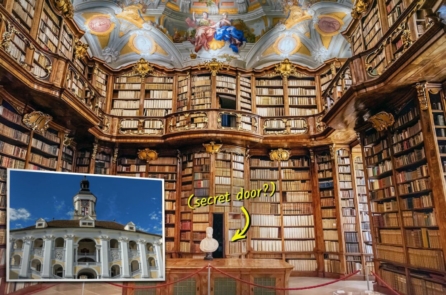 Thư viện của nhà thờ tuyệt đẹp này nổi tiếng với những cánh cửa bí mật và hầm mộ đáng sợ — tôn vinh người La Mã tử vì đạo