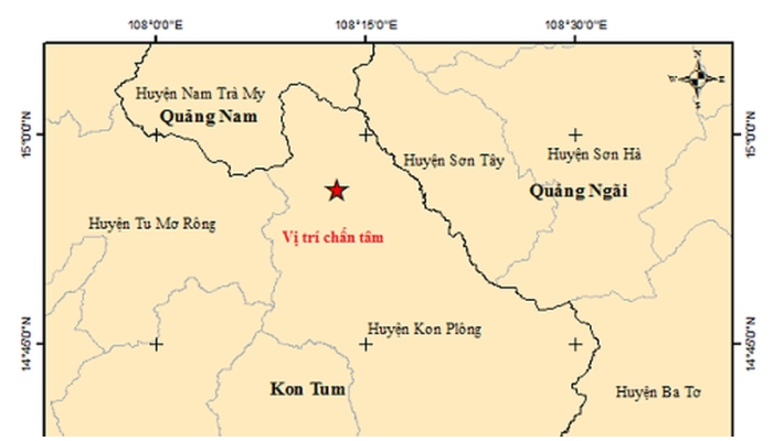 Kon Tum xảy ra 21 trận động đất trong một ngày, mạnh nhất 5 độ gây rung chấn nhiều nơi