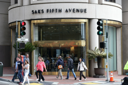 Cửa hàng San Francisco của Saks Fifth Avenue chuyển sang bán hàng theo lịch hẹn